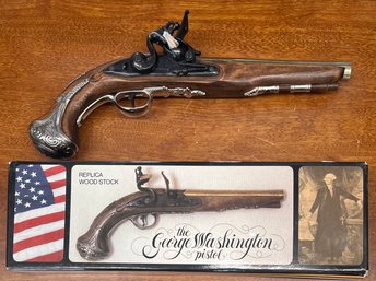 Denix Authentic Replica George Washington Flint Lock Pistol With Box Reference Number 1228