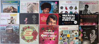 (15) Assorted Vintage Vinyl Albums - Doobie Brothers, Frank Sinatra, Christmas, Beach Boys, And More