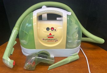 Bissel Littlegreen Proheat Model 1425-W Portable Carpet Cleaner With Attachments