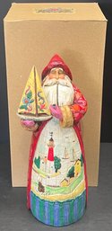 Hartwood Creek Jim Shore 2003 ' A Ship Sails In Bearing Gifts' Figurine With Box