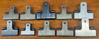 10 Assorted Vintage Esterbrook Ball Bearing Clips