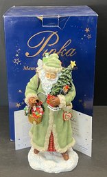 Pipka Memories Of Christmas The Cottage Santa 1373 Of 4500 2002 With Original Box And COA