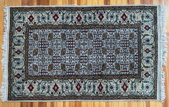 Antique Hand Knotted Wool 37' X 62' Rug