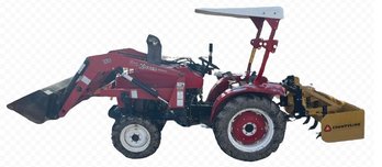 2004 Farm Pro 2425 Farm 4wd Tractor With Tarter 5 Foot 30x Box Grading Blade - 593 Hours Runtime