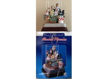 Norman Rockwell Toyland Musical Figurine With Original Box