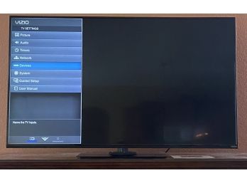 55 Inch Vizio Flat Screen Television E550i-B2With Remote, Power Cable, And Manual