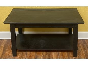 Black Veneer 2-tier Stand