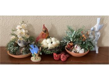 Small Bird Decor Lot