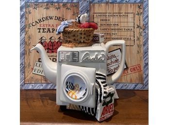 Paul Cardew Designer Teapot Washing Machine- Limited Edition 508/5000 Artist Signed With Original Box