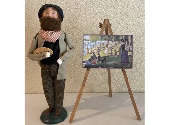 Buyer's Choice LTD 'the Carolers' Georges Seurat Figurine With Easel 2004