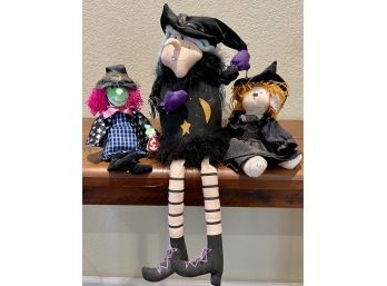 Delton Products Corp Material Witch, Ty Bear And Witch