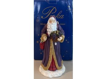 Pipka Limited Edition 'wine Country Santa' 976/4500 Resin Figurine With Original Box