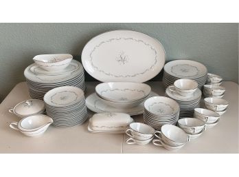 Noritaki Chaumont China, Cups, Saucers, Cream, Sugar, Plates, Platter, Bowls And More