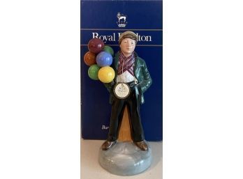 Royal Doulton Balloon Boy Figurine With Original Box 1983 - HN 2934