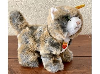 Steiff Original Minka Brown Tabby Cat 053528