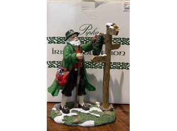 Pipka Irish Collection 'emerald Isle Irish Santa' Limited Edition 2003 N2284 With Original Box