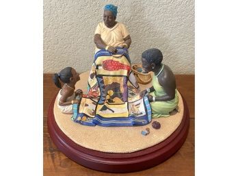 Thomas Blackshear's Ebony Vision's 'the Threads That Bind' Figurine No.9923