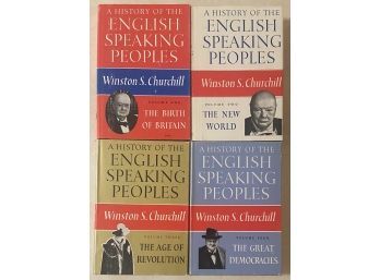 A History Of The English Speaking People By Winston S. Churchill Volume 1 -4 Hardback With Original Sleeves