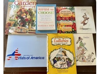 Vintage Hard And Soft Back Books, Lullabies From Around The World, Secret Of My Grandma's Garden & More