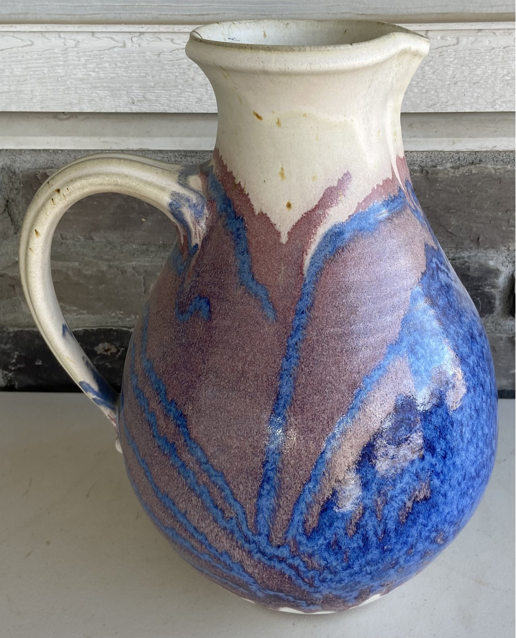Large Annalise Domhoff Signed German Pottery Pitcher #8950 ...