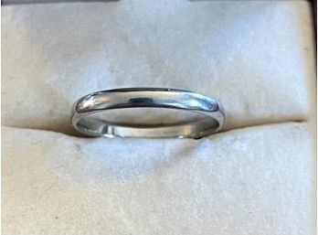 Antique 18K White Gold Band Size 6, 1.4 Grams