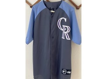 Colorado Rockies Genuine Merchandise By Majestic Jersey Size Large