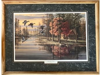 'Autumn Glow' By Mary Petteis Signed Limited Edition Print 367/5000 In Custom Frame