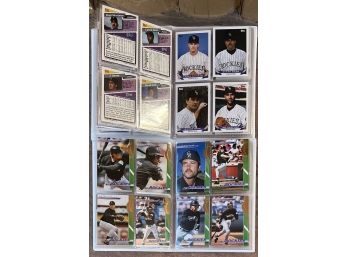 Small Collection Of Assorted Tops And Upper Deck Rockies Baseball Cards 90's-2000's