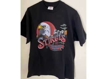 Sturgis Motorcycle Rally 1989 T-shirt Black Hills South Dakota