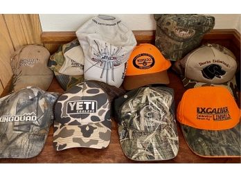 Collection Of Hats - Ducks Unlimited, Pheasants Forever, Colorado Ring Neck Country, Glenn Echo, Yeti, &more