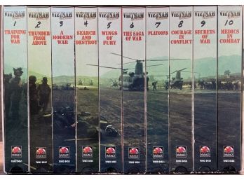 Vietnam War In The Jungle 10 Video VHS Box Set