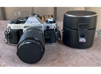 Canon AE-1 Program 35mm Camera With Extra Lens