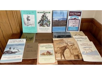 Miniature Collection Of Vintage Books - Climbing Guide, Hiking Trails, Shape The West, And More