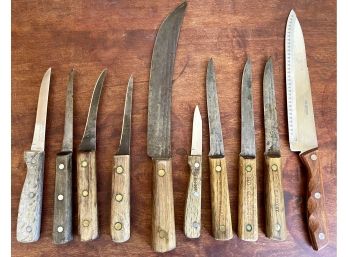 Vintage Collection Of Knives - Ecko Eterna, Old Hickory, Viking, And More