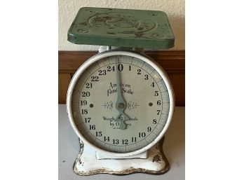 Antique American Family Scale 25 Lbs. By Oz.