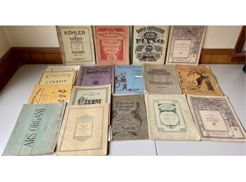 Antique Collection Of Music Books 1887-1900's - Melody Way To Play Piano, Young Students Repertoire, And More