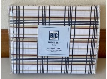 The Big One Pima Cotton Blend Sheets Twin Size 3 Piece Bed Set  275 Thread Count In Original Package