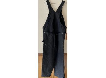 Pair Of Carhartt Lined Overalls Size 38-30