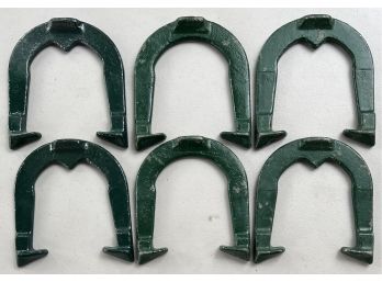 (3) Pairs Of Vintage Dead Eye Regulation Size Horseshoes