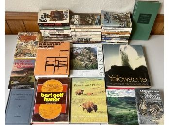 Vintage Lot Of Books - Louis Lamour, Max Brand, Yellowstone, Furniture Making, Pruning, And More