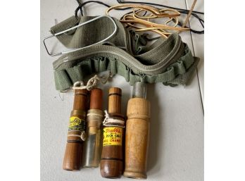 (4) Vintage Duck Calls - Faulks, WA-33, WA-22, International Champ, And More