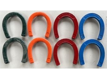 (4) Pairs Of Drop Forge Regulation Size Horseshoes