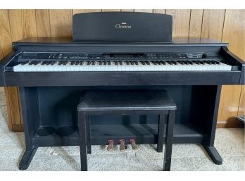 Yamaha Clavinova Model CVP-92 XG Disc Orchestra File Style With Metal Bench - Works