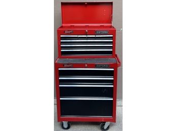 Craftsman Ball Bearing Tool Chest With Topper And Keys