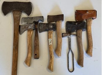 Large Lot Of Assorted Hatchets (as Is)