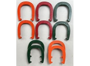 (5) Pairs Of Double Ringer Vintage Regulation Size Horseshoes