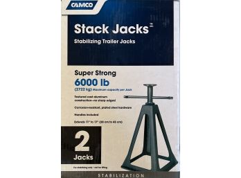 Camco 6000 Lbs. Stablizing Trailer Jacks (in Original Box)