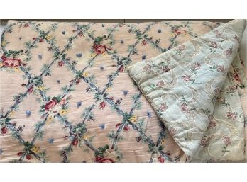 Vintage Cotton Hand Tied Two Side Quilt