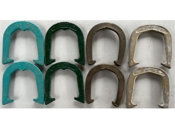 (4) Pairs Of Assorted Vintage Regulation Size Horseshoes - Six Pak, Tournament, And Super Ringer