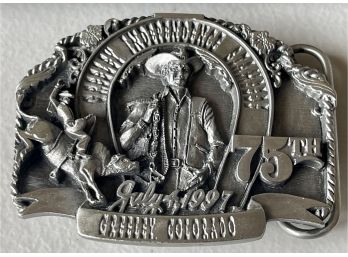 1997 Greeley Independence Stampede 75th Siskiyou 161/250 Limited Edition Belt Buckle